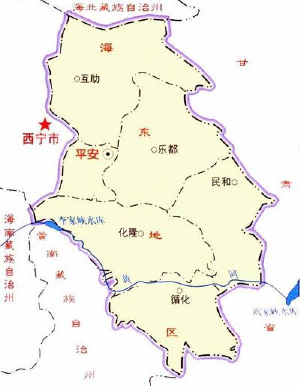 "据了解,《构建"大西宁"行政区划调整示意图》是在西宁市现状区域的